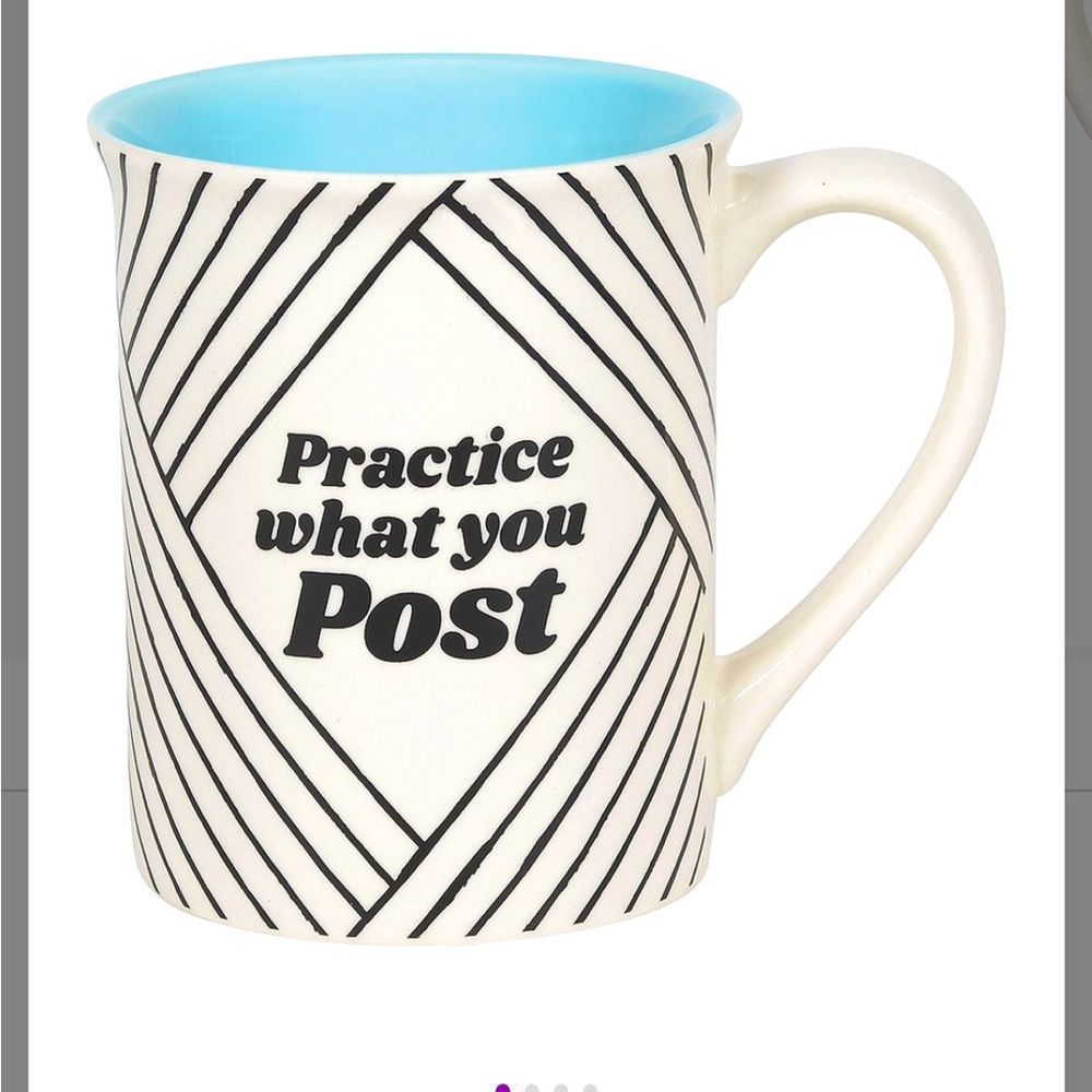 “Practice what you post” Coffee Mug Nib bundle item only